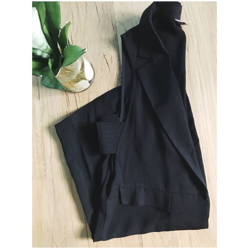 Black Longline Vest